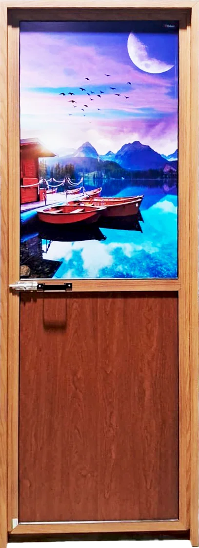 Wood Finished Sticker Door